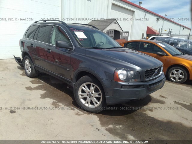 YV1CZ911451160599 - 2005 VOLVO XC90 T6 GRAY photo 1