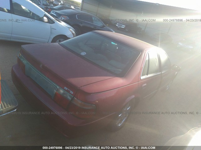 1G6KY5499XU915961 - 1999 CADILLAC SEVILLE STS RED photo 4