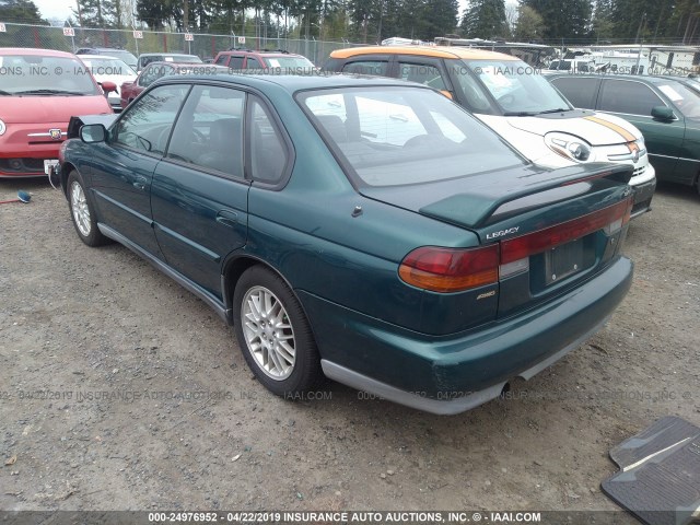 4S3BD6758W7207494 - 1998 SUBARU LEGACY GT/GT LIMITED GREEN photo 3