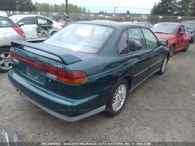 4S3BD6758W7207494 - 1998 SUBARU LEGACY GT/GT LIMITED GREEN photo 4