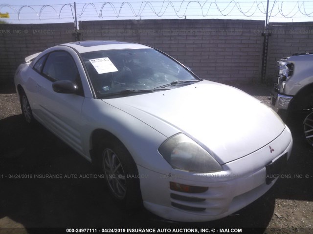 4A3AC44G61E225681 - 2001 MITSUBISHI ECLIPSE GS WHITE photo 1