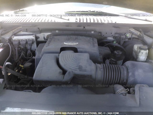 1FMPU16L33LB21341 - 2003 FORD EXPEDITION XLT SILVER photo 10
