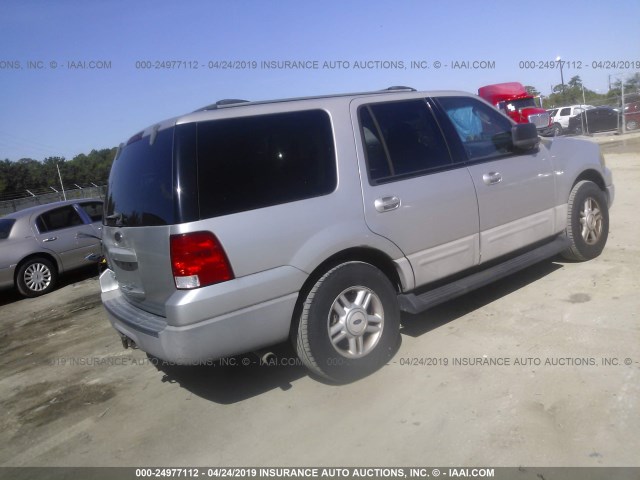 1FMPU16L33LB21341 - 2003 FORD EXPEDITION XLT SILVER photo 4