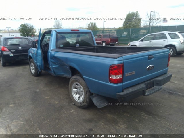 1FTYR10E28PB00145 - 2008 FORD RANGER Light Blue photo 3