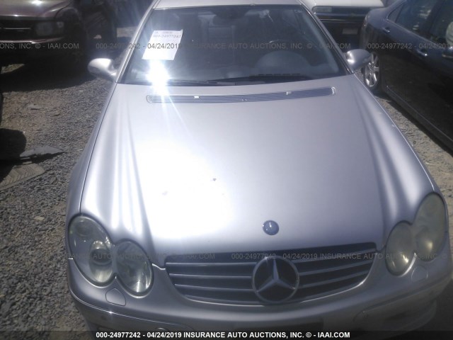 WDBTJ75J23F061287 - 2003 MERCEDES-BENZ CLK 500 SILVER photo 6