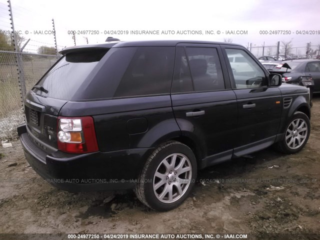 SALSK25487A993755 - 2007 LAND ROVER RANGE ROVER SPORT HSE BLUE photo 4