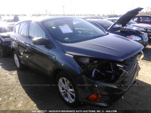 1FMCU0F72HUE87434 - 2017 FORD ESCAPE S GRAY photo 1