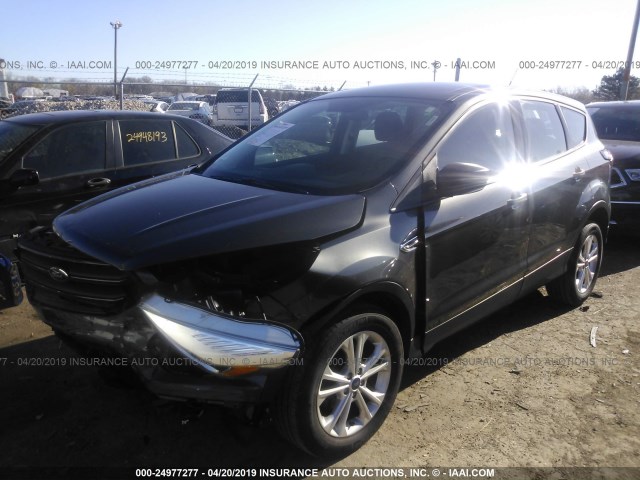 1FMCU0F72HUE87434 - 2017 FORD ESCAPE S GRAY photo 2