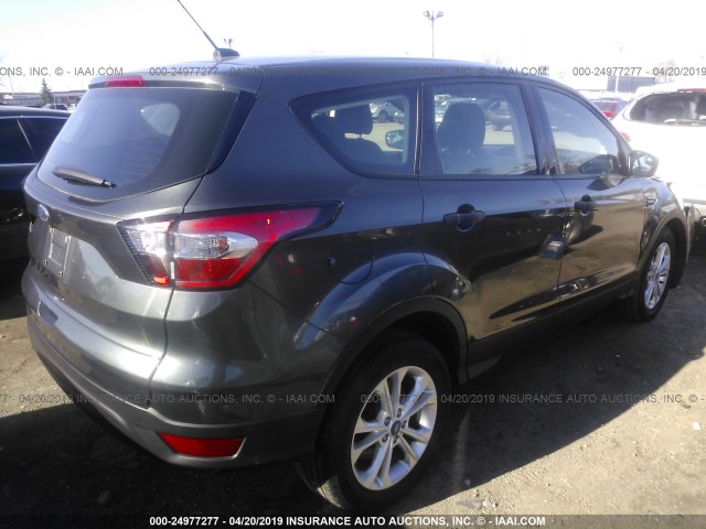 1FMCU0F72HUE87434 - 2017 FORD ESCAPE S GRAY photo 4