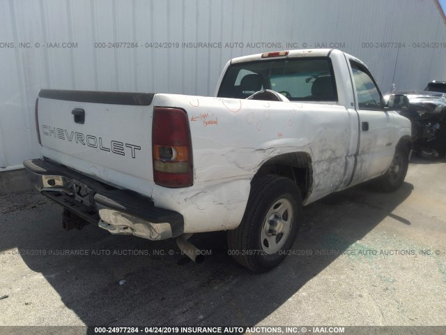 1GCEC14V92Z265667 - 2002 CHEVROLET SILVERADO C1500 WHITE photo 4