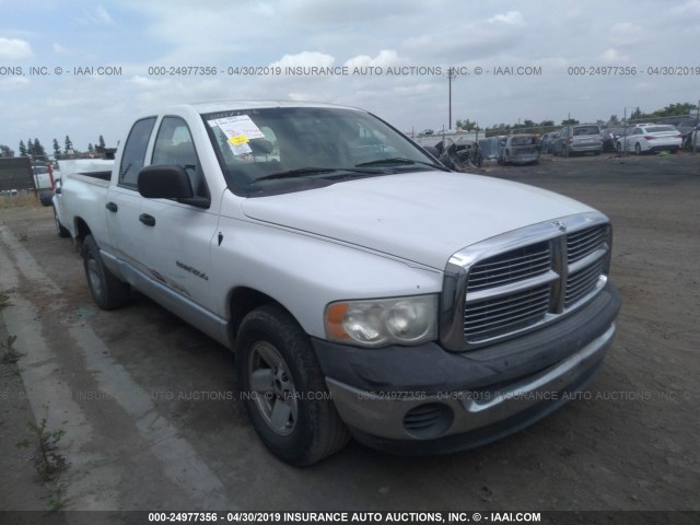 1D7HA18K74J215716 - 2004 DODGE RAM 1500 ST WHITE photo 1