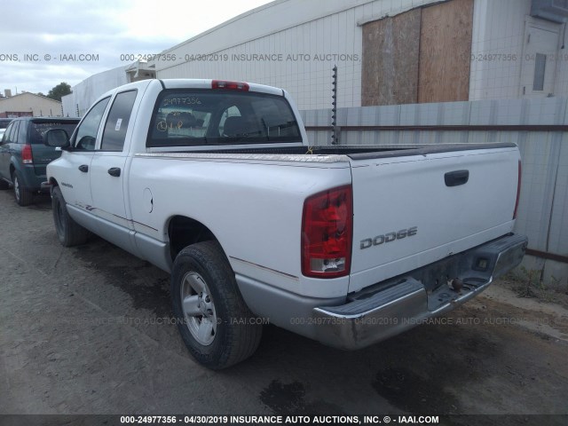 1D7HA18K74J215716 - 2004 DODGE RAM 1500 ST WHITE photo 3