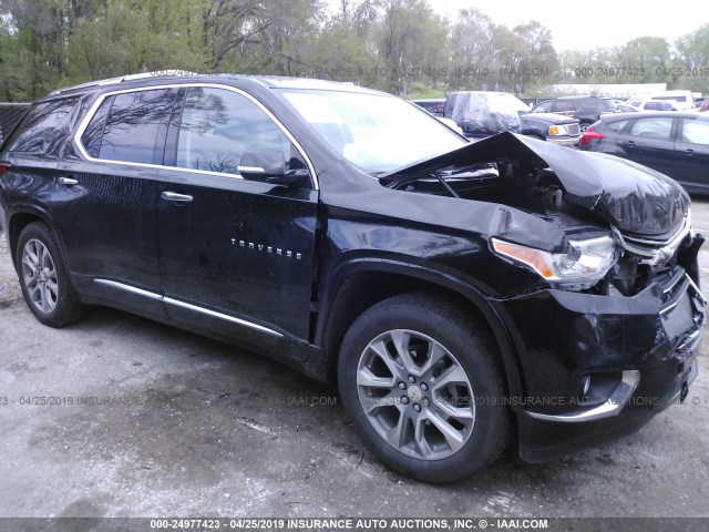 1GNEVKKW0KJ132362 - 2019 CHEVROLET TRAVERSE PREMIER BLACK photo 1