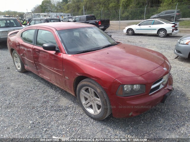 2B3LA43GX6H507486 - 2006 DODGE CHARGER SE/SXT RED photo 1