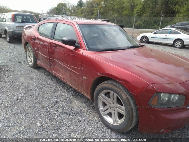 2B3LA43GX6H507486 - 2006 DODGE CHARGER SE/SXT RED photo 6