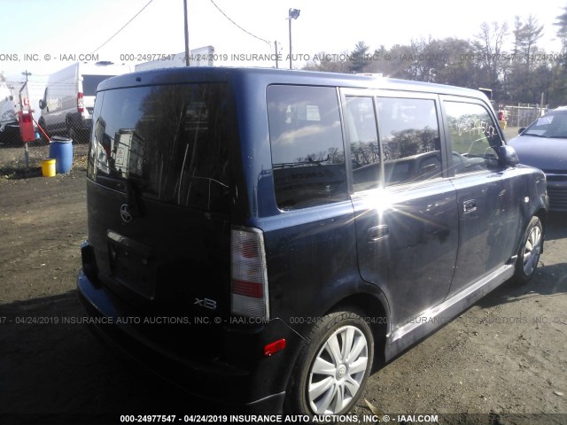 JTLKT324750178985 - 2005 TOYOTA SCION XB 蓝色 照片 4