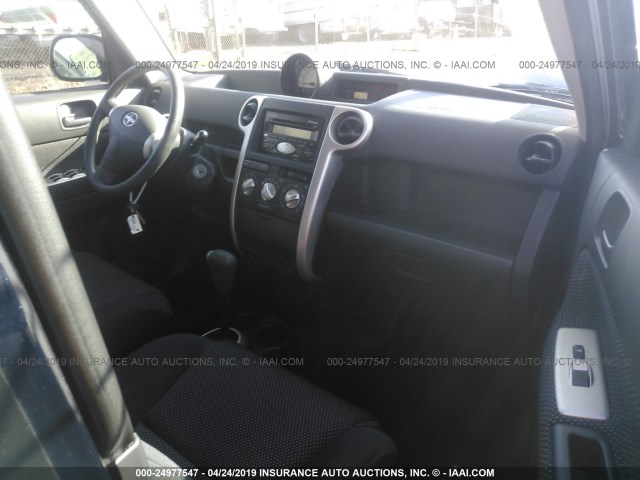 JTLKT324750178985 - 2005 TOYOTA SCION XB 蓝色 照片 5