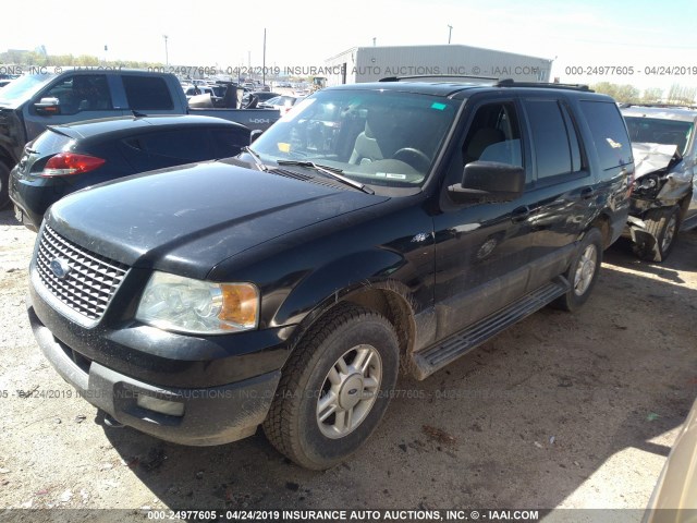 1FMPU16LX4LB64141 - 2004 FORD EXPEDITION XLT BLACK photo 2