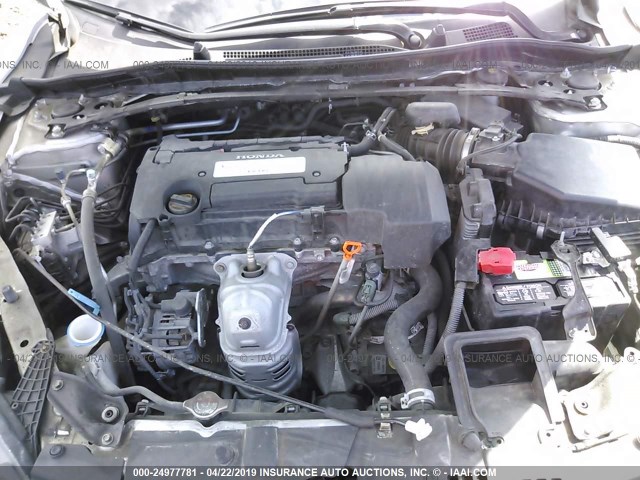 1HGCR2F88DA007145 - 2013 HONDA ACCORD EXL SILVER photo 10