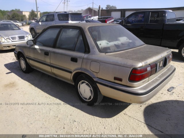 1NXAE94A1NZ353503 - 1992 TOYOTA COROLLA DLX BEIGE photo 3