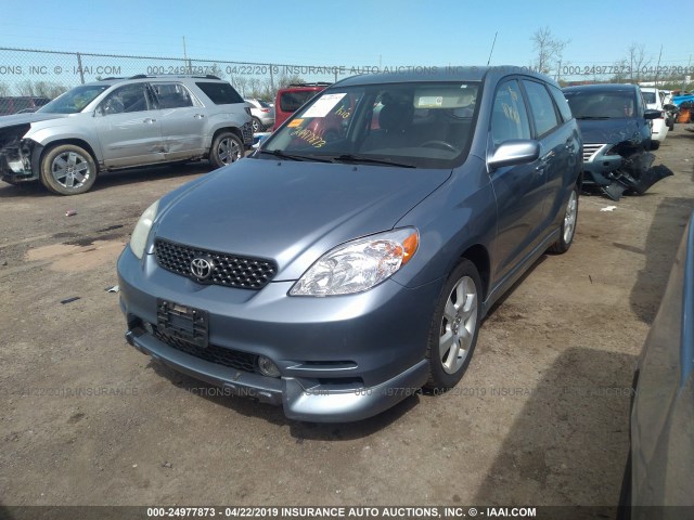 2T1KR32E53C011790 - 2003 TOYOTA COROLLA MATRIX  BLUE photo 2