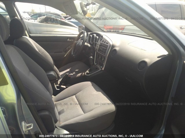 2T1KR32E53C011790 - 2003 TOYOTA COROLLA MATRIX  BLUE photo 5