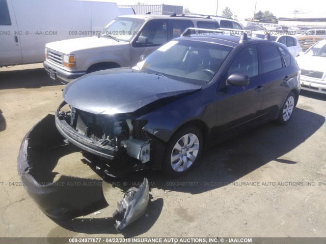 JF1GH6A60AH810184 - 2010 SUBARU IMPREZA 2.5I GRAY photo 2