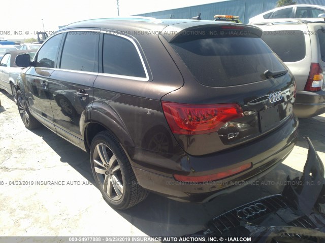 WA1VYAFE1AD003114 - 2010 AUDI Q7 PRESTIGE BROWN photo 3