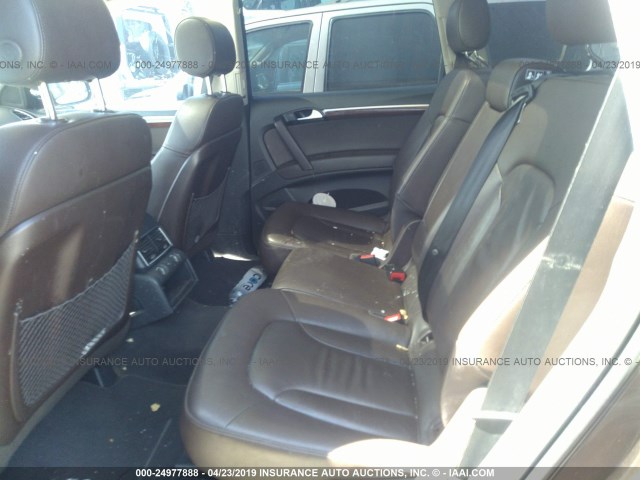 WA1VYAFE1AD003114 - 2010 AUDI Q7 PRESTIGE BROWN photo 8