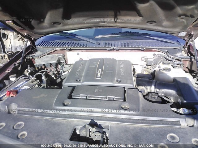 5LMJJ2J50CEL03495 - 2012 LINCOLN NAVIGATOR 勃艮第红 照片 10