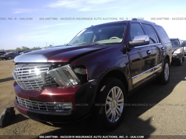 5LMJJ2J50CEL03495 - 2012 LINCOLN NAVIGATOR 勃艮第红 照片 2