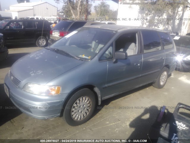 JHMRA186XSC024275 - 1995 HONDA ODYSSEY LX/EX Light Blue photo 2