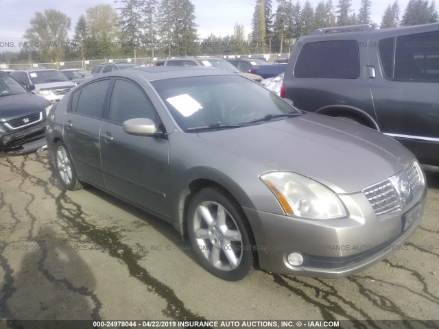 1N4BA41E74C855957 - 2004 NISSAN MAXIMA SE/SL GRAY photo 1