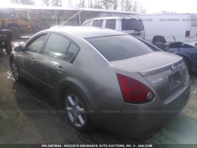 1N4BA41E74C855957 - 2004 NISSAN MAXIMA SE/SL GRAY photo 3