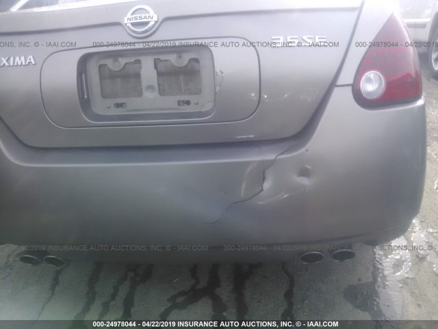 1N4BA41E74C855957 - 2004 NISSAN MAXIMA SE/SL GRAY photo 6