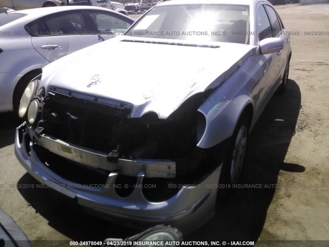 WDBUF56J86A770946 - 2006 MERCEDES-BENZ E 350 SILVER photo 6