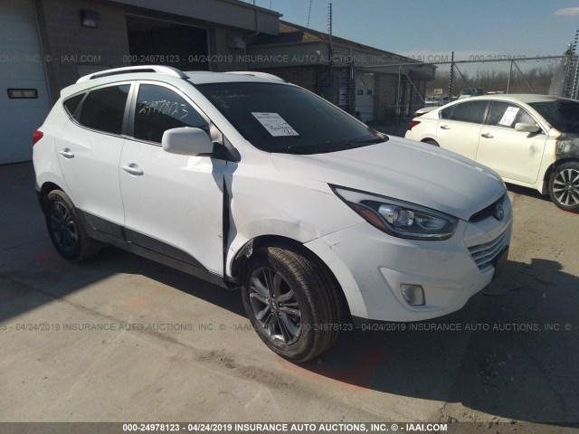 KM8JUCAG8FU043567 - 2015 HYUNDAI TUCSON LIMITED/SE WHITE photo 1