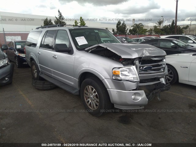 1FMJK1H56CEF06410 - 2012 FORD EXPEDITION EL XLT/EL KING RANCH SILVER photo 1