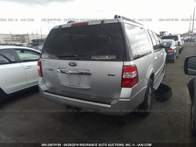 1FMJK1H56CEF06410 - 2012 FORD EXPEDITION EL XLT/EL KING RANCH SILVER photo 4