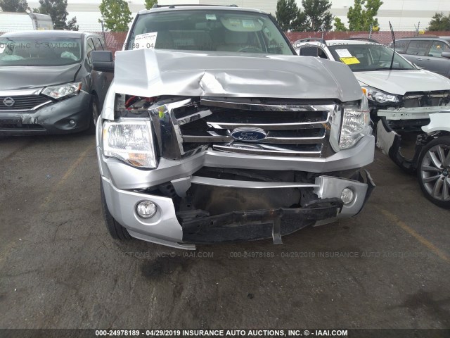 1FMJK1H56CEF06410 - 2012 FORD EXPEDITION EL XLT/EL KING RANCH SILVER photo 6