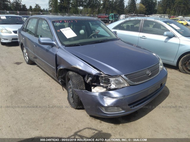 4T1BF28B7YU004765 - 2000 TOYOTA AVALON XL/XLS Light Blue photo 1