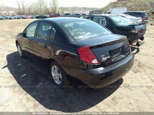 1G8AJ52F35Z168213 - 2005 SATURN ION LEVEL 2 黑色 照片 3