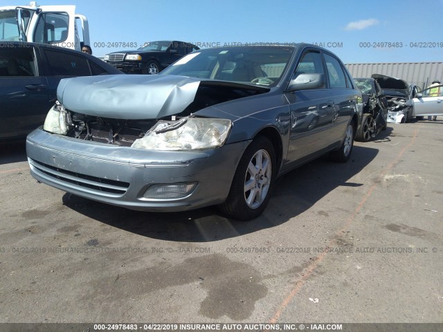 4T1BF28B02U224580 - 2002 TOYOTA AVALON XL/XLS Light Blue photo 2