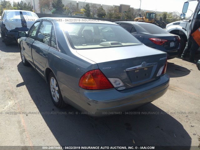 4T1BF28B02U224580 - 2002 TOYOTA AVALON XL/XLS Light Blue photo 3