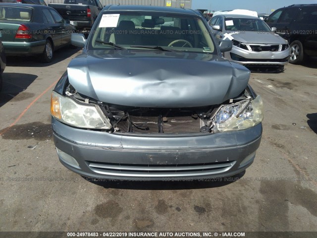 4T1BF28B02U224580 - 2002 TOYOTA AVALON XL/XLS Light Blue photo 6