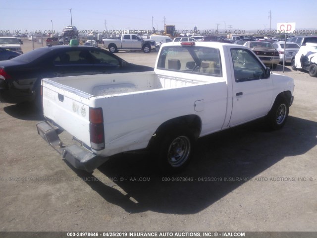 1N6SD11S1SC450600 - 1995 NISSAN TRUCK E/XE WHITE photo 4