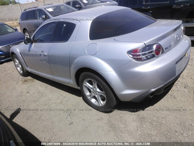 JM1FE173770213880 - 2007 MAZDA RX8 SILVER photo 3