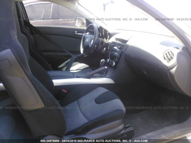 JM1FE173770213880 - 2007 MAZDA RX8 SILVER photo 5