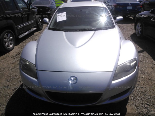 JM1FE173770213880 - 2007 MAZDA RX8 SILVER photo 6