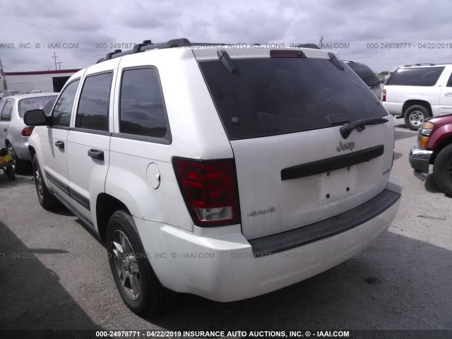 1J4GR48K55C678762 - 2005 JEEP GRAND CHEROKEE LAREDO/COLUMBIA/FREEDOM 白色 照片 3